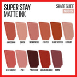 Maybelline New York Super Stay Matte Ink Liquid Lipstick Makeup, Long Lasting High Impact Color, Up to 16H Wear, Inspirer, Light Mauve Pink, 1 Count