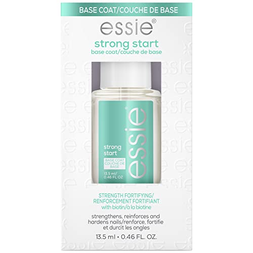 essie Nail Care, 8-Free Vegan, All In One Base Coat and Top Coat, strength and shine nail polish, 0.46 fl oz