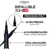 L’Oréal Paris L’Oreal Paris Makeup Infallible Grip Precision Felt Eyeliner, Smudge Resistant, Long Lasting Waterproof Eyeliner, Brown, Brown, 0.03 fl oz