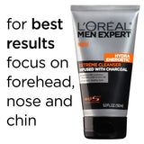 LOreal Paris Men Expert Hydra Energetic Daily Facial Cleanser with Charcoal, 2 ct.