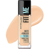 Maybelline Fit Me Matte + Poreless Liquid Foundation Makeup, Creamy Beige, 1 fl. oz.