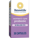 Renew Life Probiotics for Women, 50 Billion CFU Guaranteed, Probiotic Supplement for Digestive, Vaginal & Immune Health, Shelf Stable, Soy, Dairy & Gluten Free, 60 Capsules