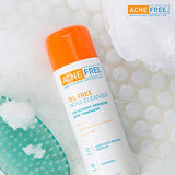 Acne Free Oil-Free Acne Cleanser, Benzoyl Peroxide 2.5% Acne Face Wash with Glycolic Acid to Prevent and Treat Breakouts, 8 Ounce.