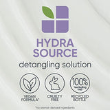 Biolage Hydra Source Detangling Solution | Detangles & Controls Static For Less Frizz & Fly-Aways | Renews Moisture | Paraben-Free | For Dry Hair | Vegan | Cruelty Free | 33.8 Fl. Oz