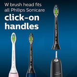 Philips Sonicare Genuine W DiamondClean Toothbrush Heads, 2 Brush Heads, Black, HX6062/95