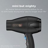 INFINITIPRO BY CONAIR Hair Dryer with Diffuser, 1875W AC Motor Pro Hair Dryer with Ceramic Technology, Includes Diffuser and Concentrator, Plum - Amazon Exclusive