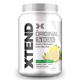 XTEND Original BCAA Powder Airheads Candy Flavor, 7g BCAA and 2.5g L-Glutamine, Sugar Free Post Workout Muscle Recovery Drink with Amino Acids for Men & Women, 30 Servings