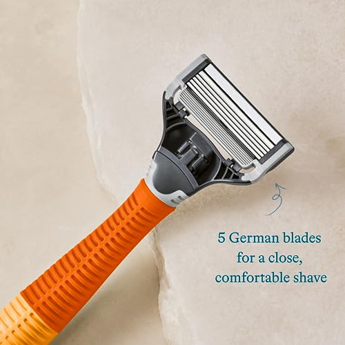 Harry's Shaving Razors for Men includes 3 Razor Blade Refills (Charcoal)