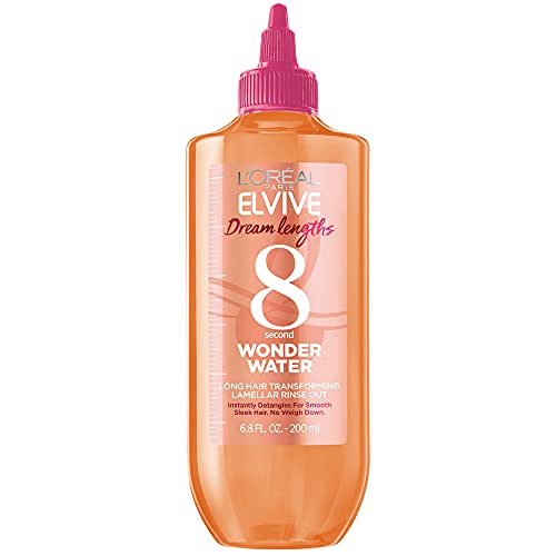 L’Oréal Paris Elvive Dream Lengths 8 Second Wonder Water Detangling Lamellar Rinse Out, 6.8 Ounce