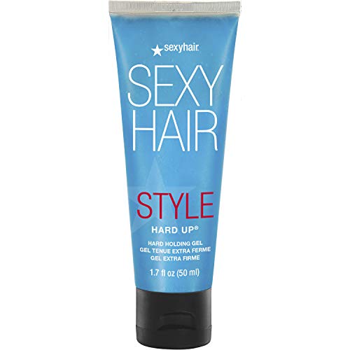 SexyHair Style Hard Up Hard Holding Gel Travel Size, 1.7 Oz | Extreme Hold | Non-Flaking Formula | All Hair Types