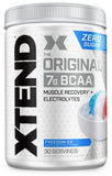 XTEND Original BCAA Powder Airheads Candy Flavor, 7g BCAA and 2.5g L-Glutamine, Sugar Free Post Workout Muscle Recovery Drink with Amino Acids for Men & Women, 30 Servings