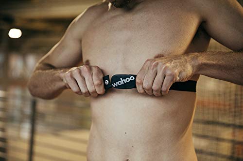 Wahoo TICKR Heart Rate Monitor Chest Strap, Bluetooth, ANT+, Stealth Grey