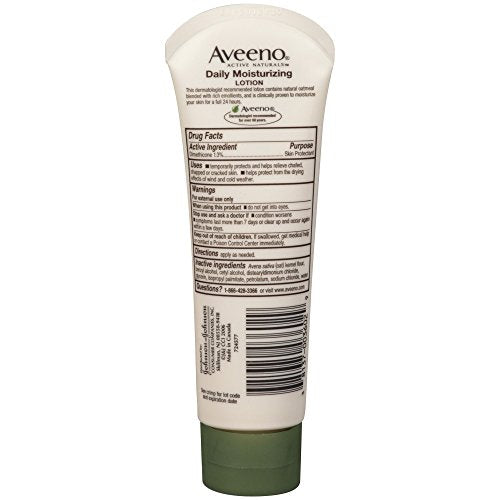 Aveeno Daily Moisturizing Lotion, 2.5 Ounce (Pack of 3)