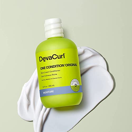 DevaCurl One Condition Original Rich Cream Conditioner, Soft Lemongrass, 32 fl. oz.