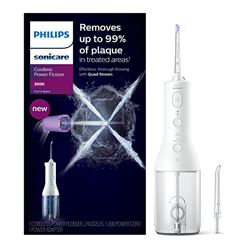 Philips Sonicare Power Flosser 3000 Cordless, Mint, HX3806/24