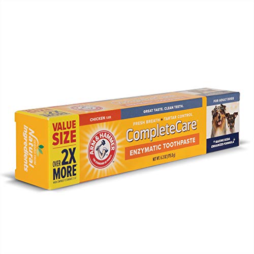 Arm & Hammer Complete Care Enzymatic Toothpaste for Puppies, Adult Dogs, Pet, Dog Dental Care and Clean Teeth, 6.2 oz