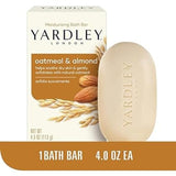 Yardley Oatmeal and Almond Bar Soap, Oatmeal & Almond, 4 Ounce