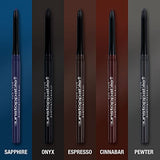 Maybelline Unstoppable Waterproof Mechanical Black Eyeliner, Onyx, 2 Count