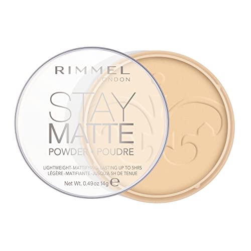 Rimmel Stay Matte Pressed Powder, Creamy Natural, 0.49 Ounce (Pack of 1)