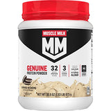 Muscle Milk Genuine Protein Powder, Vanilla Creme, 32g Protein, 5 Pound, 32 Servings