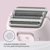 Panasonic Close Curves Electric Razor for Women, Cordless 3-Blade Shaver with Pop-Up Trimmer, Wet Dry Operation - ES-WL60-G (Mint)