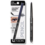 Revlon ColorStay Pencil Eyeliner with Built-in Sharpener, Waterproof, Smudgeproof, Longwearing Eye Makeup with Ultra-Fine Tip, 201 Black, 2 Pack