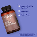 Amazon Brand - Revly Digestive Enzyme Complex, Supports Healthy Digestion, 180 Count Capsules, 90 Servings