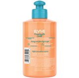 L’Oréal Paris Elvive Dream Lengths Curls Non-Stop Dreamy Curls leave-in conditioner, Paraben-Free with Hyaluronic Acid and Castor Oil. Best for wavy hair to coily hair, 10.2 fl oz