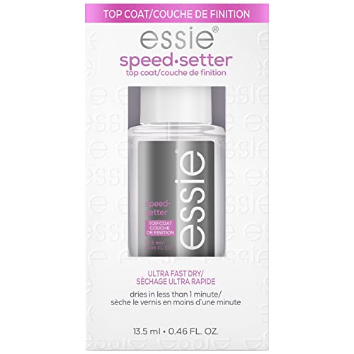 essie Nail Care, 8-Free Vegan, All In One Base Coat and Top Coat, strength and shine nail polish, 0.46 fl oz