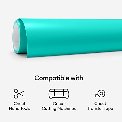 Cricut Premium Vinyl Removable for All Cricut Cutting Machines, No Residue Vinyl for DIY Crafts, Wall Decals, Stickers, In-House Decor and More, Lipstick