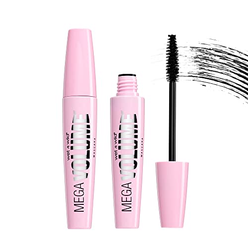 Wet n Wild Mega Volume Waterproof Mascara, Very Black, 0.21 Ounce,C157A