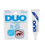 Duo Strip Lash Adhesive White/Clear, for Strip False Eyelash, 0.25 oz, 1-Pack