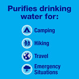 Potable Aqua Water Purification Tablets with PA Plus, Portable and Effective Water Purification Solution for Camping, Hiking, Emergencies, Natural Disasters and International Travel, Two 50ct Bottles