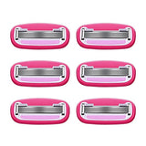 Amazon Basics Women's 5 Blade FITS Razor, Fits Amazon Basics and Venus Handles, Includes 1 FITS Handle, 12 Cartridges & 1 Shower Hanger, Pink