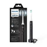 PHILIPS Sonicare 4100 Power Toothbrush, Rechargeable Electric Toothbrush with Pressure Sensor, Deep Pink HX3681/26