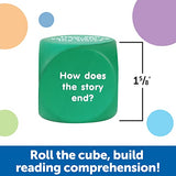 Learning Resources Reading Comprehension Cubes - Set of 6, Kids Ages 6+ Teacher and Classroom Supplies, Reading Aids for Kids