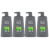 DOVE MEN + CARE 2 in 1 Shampoo and Conditioner Fresh and Clean 4 Count Fortifies Hair Helps Strengthen Hair 25.4 oz