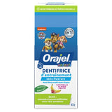 Orajel Kids Paw Patrol Fluoride-Free Training Toothpaste, Natural Fruity Fun Flavor, #1 Pediatrician Recommended , 1.5oz Tube