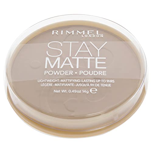 Rimmel Stay Matte Pressed Powder, Creamy Natural, 0.49 Ounce (Pack of 1)