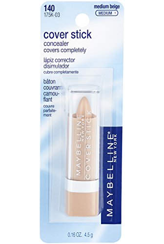 Maybelline New York Cover Stick Corrector Concealer, Yellow Corrects Dark Circles, 0.16 oz.