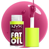 NYX PROFESSIONAL MAKEUP Fat Oil Lip Drip, Moisturizing, Shiny and Vegan Tinted Lip Gloss - My Main (Clear)