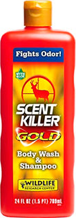 Wildlife Research Scent Killer Gold 1241 Gold Body Wash and Shampoo, 24 Ounce