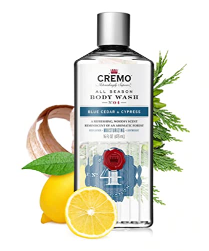 Cremo Rich-Lathering Silver Water & Birch Body Wash, A Revitalizing Combination of Glacier-Fed Streams and White Birch 16 Fl Oz (2-Pack)