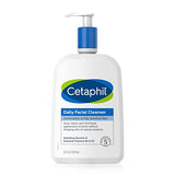 Cetaphil Face Wash, Daily Facial Cleanser for Sensitive, Combination to Oily Skin, NEW 16 oz, Fragrance Free,Gentle Foaming, Soap Free, Hypoallergenic