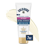 Gold Bond Age Renew Retinol Overnight Body & Face Lotion, with Retinol & Peptide Complex, 7 oz.