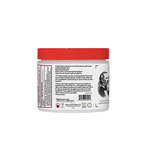 THAYERS Alcohol-Free Witch Hazel Blemish Clearing Pads, 60 Pads