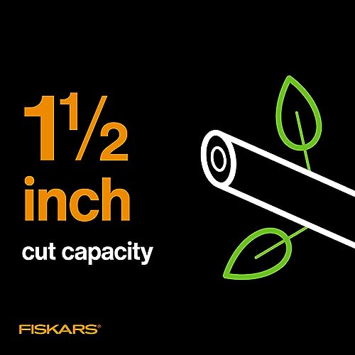 Fiskars 28" Steel Blade Garden Bypass Lopper and Tree Trimmer - Sharp Precision-Ground Steel Blade for Cutting up to 1.5" Diameter