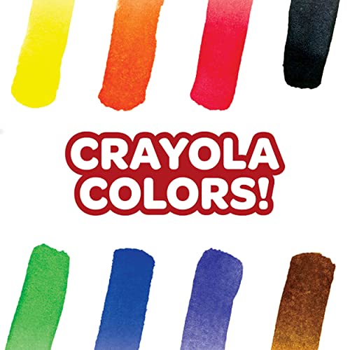 Crayola Washable Watercolors, 12 Paint Sets for Kids, School Supplies Bulk, 8 Vibrant Colors