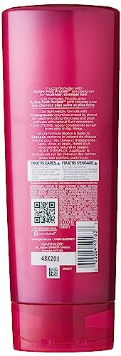 Garnier Fructis Full and Plush Fortifying Conditioner for Fine, Flat Hair, 12 Fl Oz, 1 Count (Packaging May Vary)