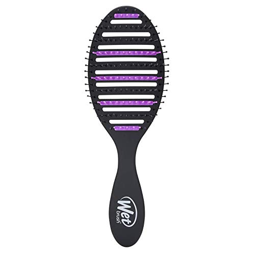 Wet Brush, Refresh and Extend Speed Dry Hair Black Detangling For All Hair Types – Removes Dirt Excess Oils and Impurities Charcoal Infused Bristles